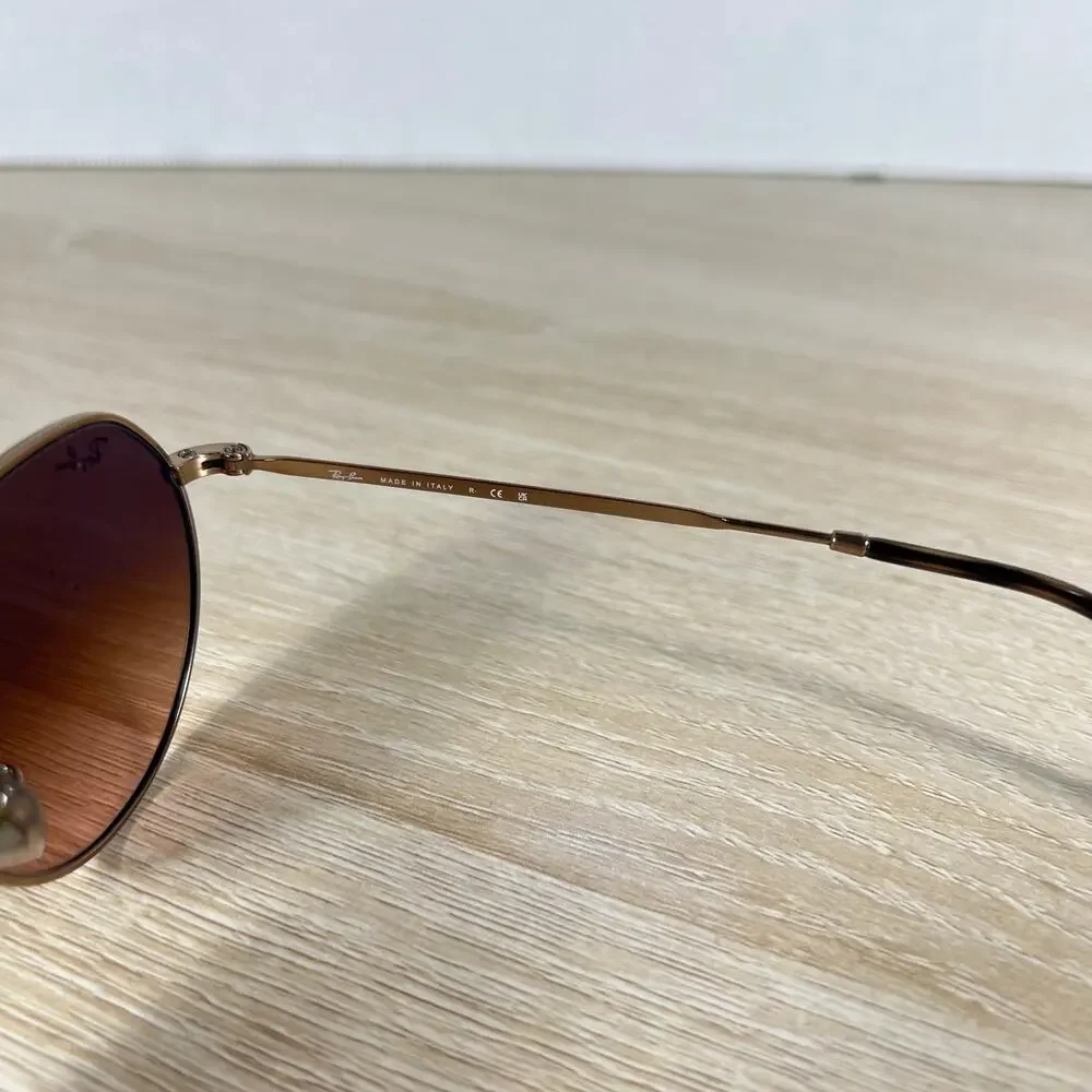 Ray-Ban RB3565 Jack 9035/A5 Sunglasses READ DESC Gold 51-20-145 Italy